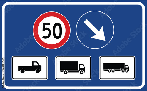 Highway inspection station, Information signs, Road signs in Turkey. Standard traffic signs on Turkish highways. (Turkish: Karayolu Denetim İstasyonu, Karayolları standart trafik işaret levhaları)