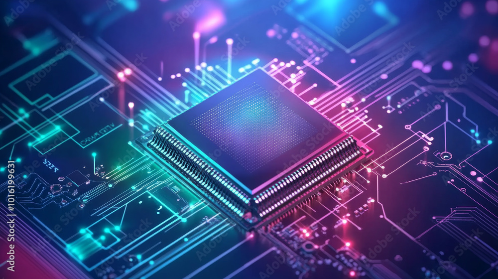 This illustration represents the cutting-edge world of quantum computing, showcasing the intricate workings of a modern central processing unit (CPU) and its connection to advanced database technology This illustration represents the cutting-edge world of quantum computing, showcasing the intricate workings of a modern central processing unit (CPU) and its connection to advanced database technology