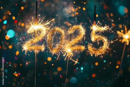 Futuristic 2025 New Year Celebration: Holographic Fireworks, Augmented Reality, and High-Tech Countdown