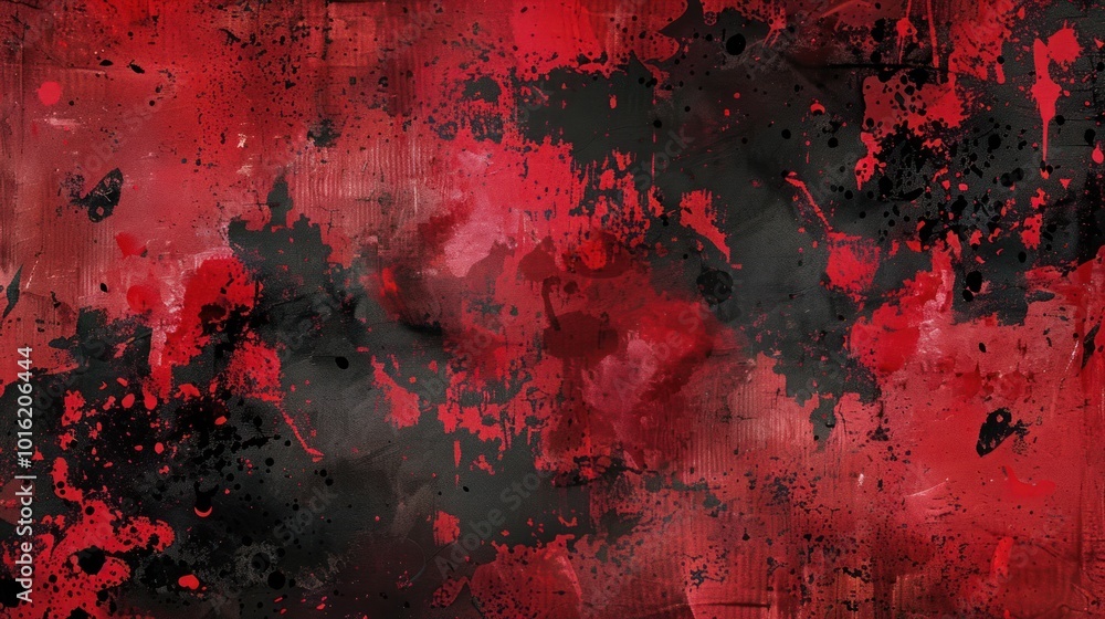 Abstract Red and Black Paint Splatter Background Abstract Red and Black Paint Splatter Background