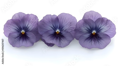 a group of purple flowers