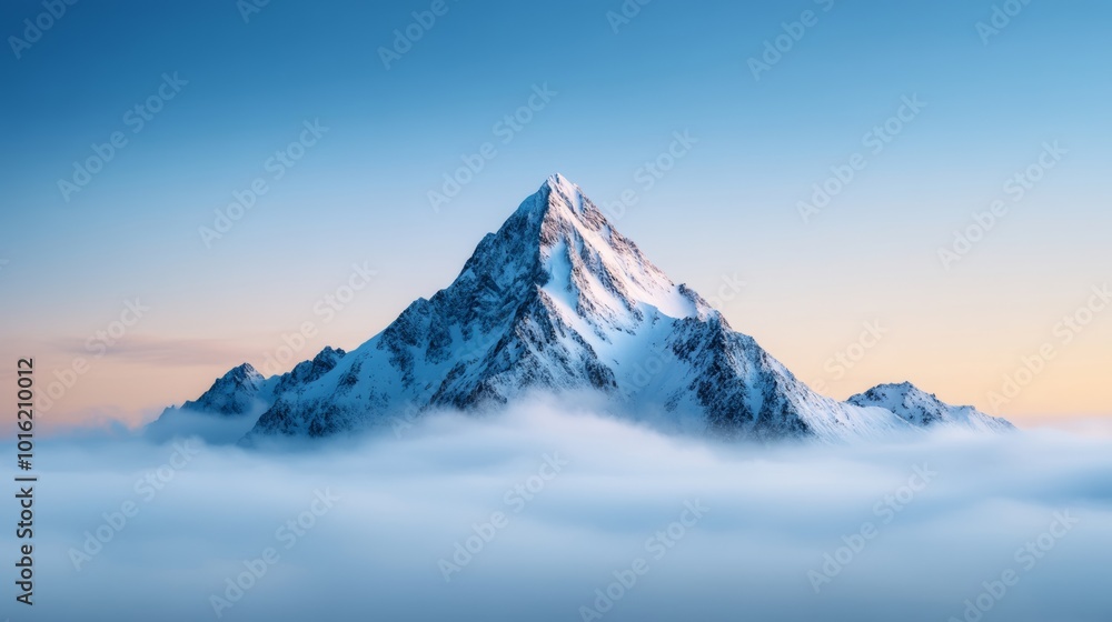 custom made wallpaper toronto digitalSnow-dusted rocky mountain range with icy cliffs and glowing sunlight breaking through the clouds 