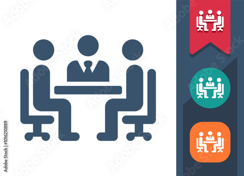 Meeting, Business Meeting, Office Icon