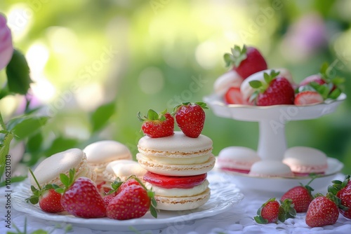 Afternoon Tea Garden Party with Canapes, Sandwiches, and Sweet Treats