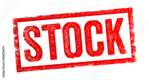 STOCK - can refer to financial assets, inventory, supplies, culinary broths, livestock, standard items, text concept stamp