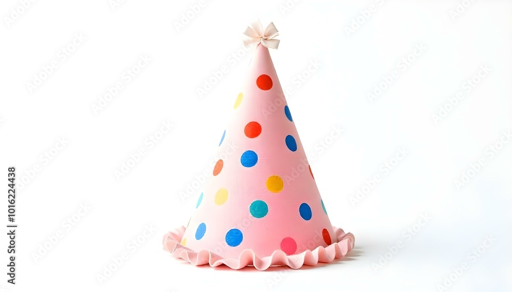 Party hat isolated on a white background Party hat isolated on a white background