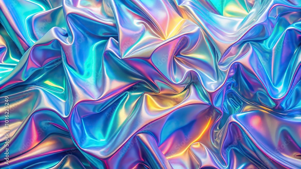 Macro holographic texture material background Macro holographic texture material background