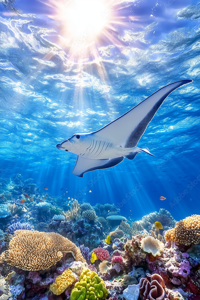Fototapeta premium The Adventure of the Stingray