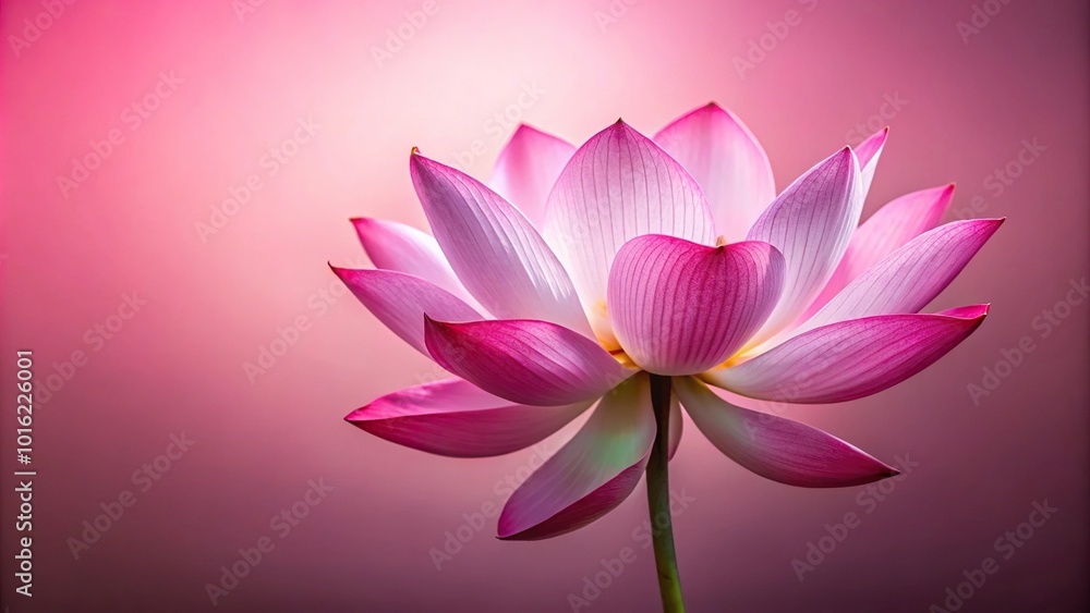 Macro image of pink lotus flower on isolated background Macro image of pink lotus flower on isolated background