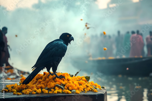 Traditional celebrations of Pitru Paksha festival photo