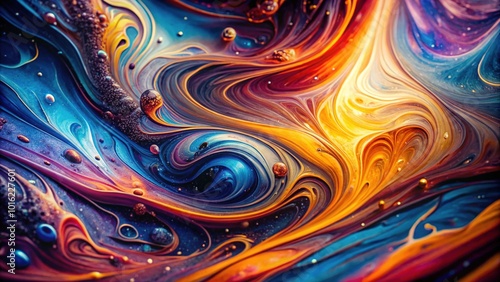 Wallpaper Mural Abstract Liquid Background Aerial Photography - Colorful Fluid Patterns for Creative Designs Torontodigital.ca