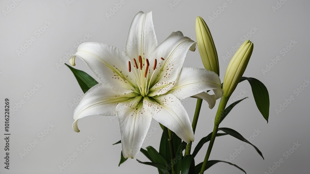 lily flower in the center of close up lily flower in the center of close up