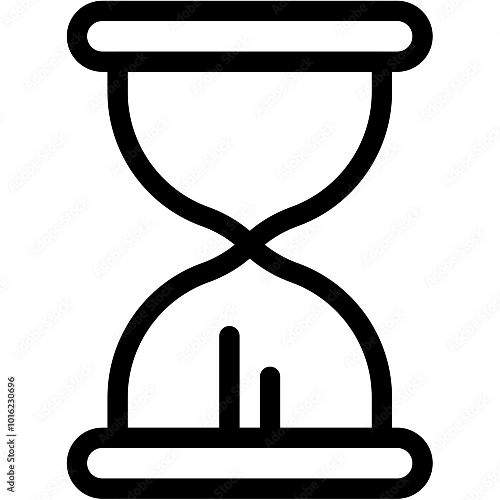 Vector Icon Hourglass, loading, productivity, timer, waiting Vector Icon Hourglass, loading, productivity, timer, waiting