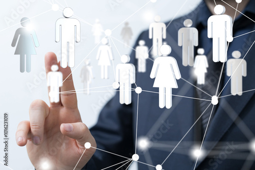 Global network. Blockchain....