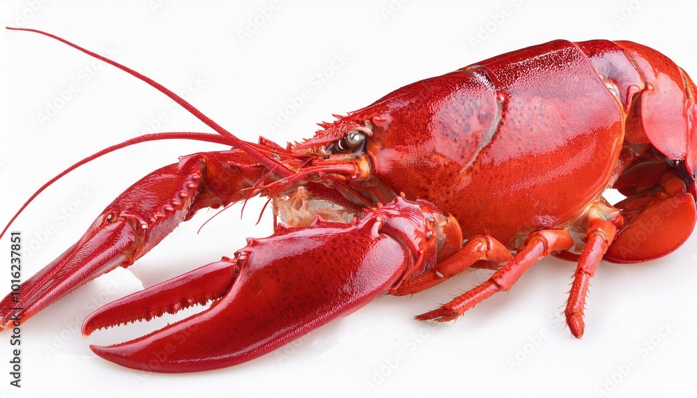Red lobster isolated on white background. Ai Generated Red lobster isolated on white background. Ai Generated