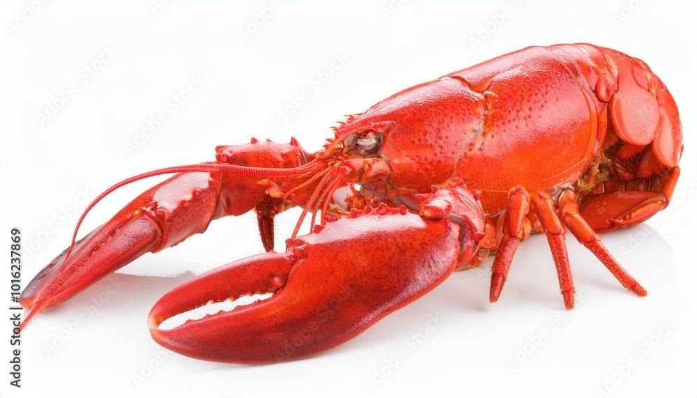 Red lobster isolated on white background. Ai Generated Red lobster isolated on white background. Ai Generated
