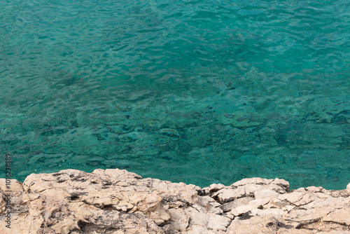 Clear water of the Aegean Sea photo