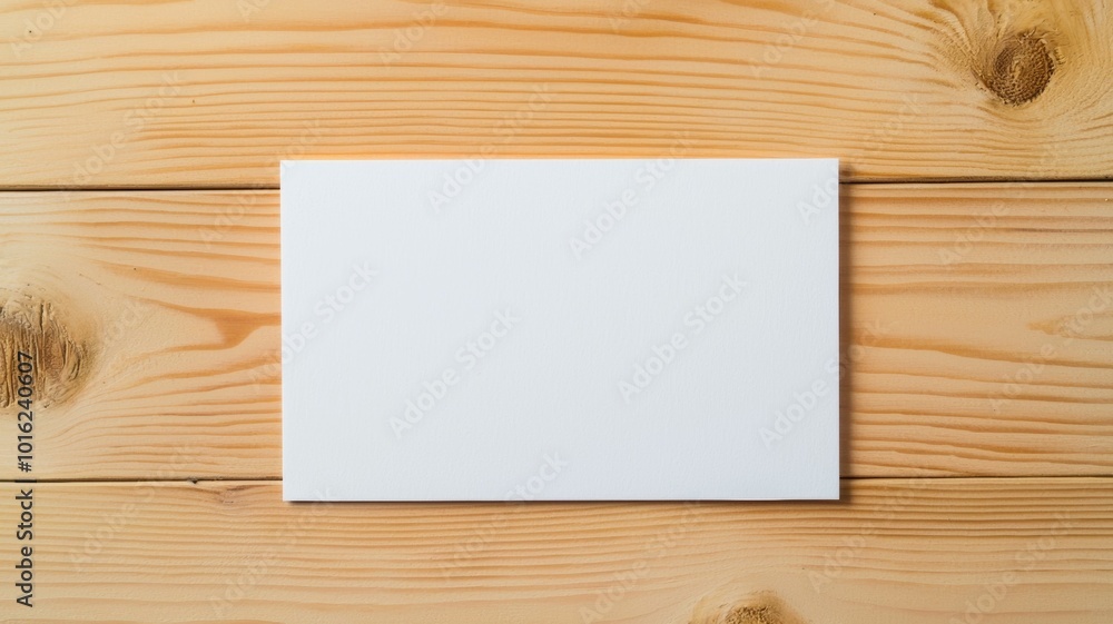 Blank canvas resting on wooden surface ready for creative artwork or messages Blank canvas resting on wooden surface ready for creative artwork or messages