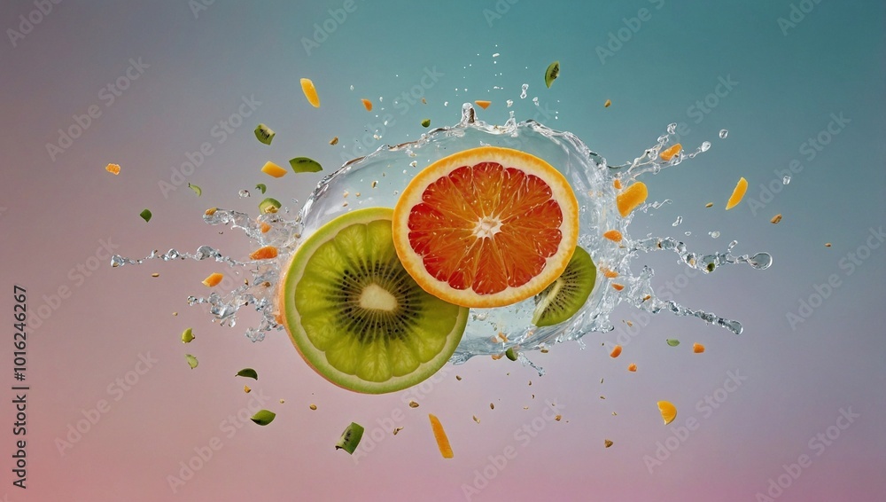 orange juice splash