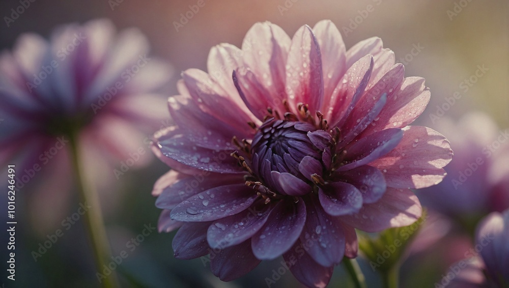 A closeup of a vibrant flower