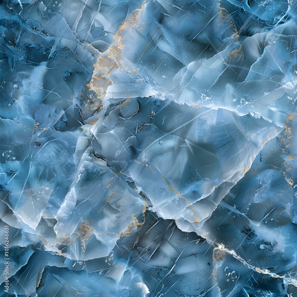 Fototapeta premium Marble Texture in blue Colors. Elegant square Background