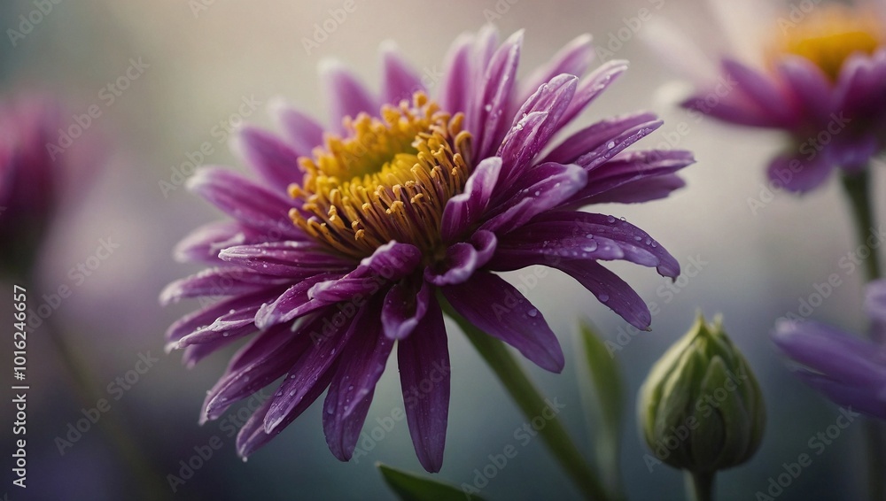 A closeup of a vibrant flower