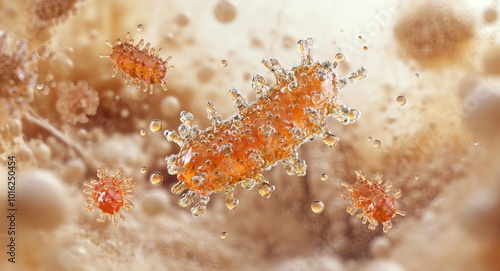 Photography Rabies virus, a lyssavirus that causes a fatal neurological disease