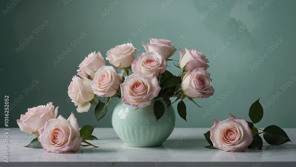 vase of roses
