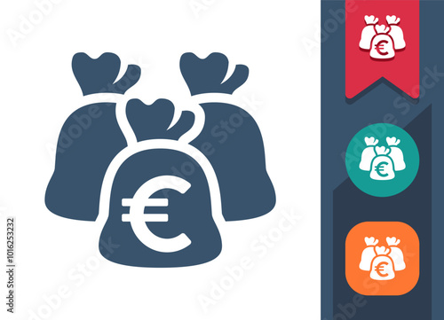 Money Bag, Moneybag - Euro Icon