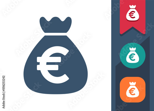 Money Bag, Moneybag - Euro Icon