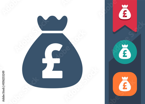 Money Bag, Moneybag - Pound Icon