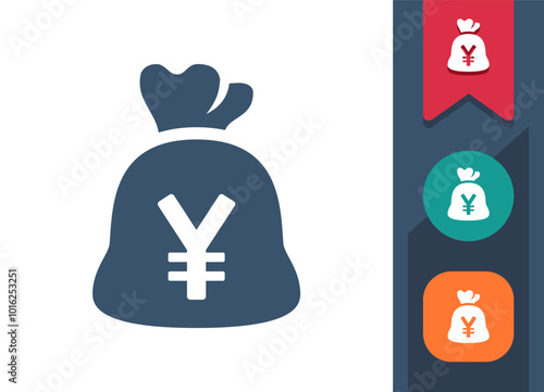 Money Bag, Moneybag - Yen, Yuan Icon