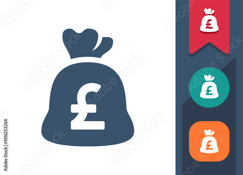 Money Bag, Moneybag - Pound Icon