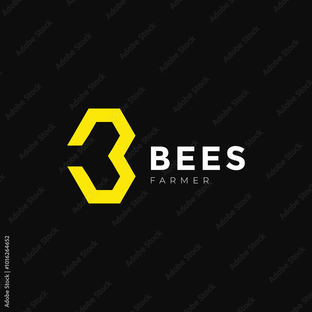 Bee farming business modern logo design graphic vector Bee farming business modern logo design graphic vector