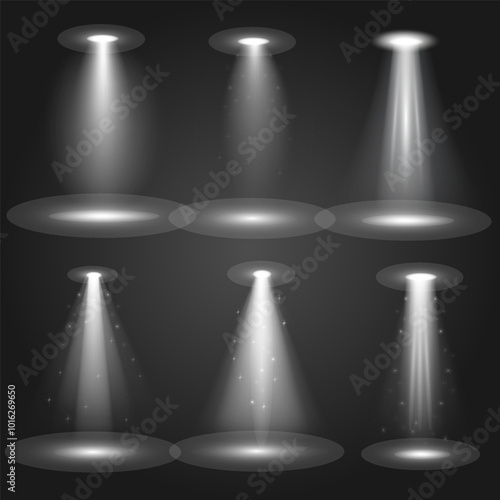 Spotlight light, light source, studio lighting