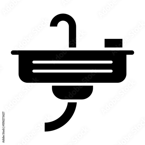 Sink glyph icon