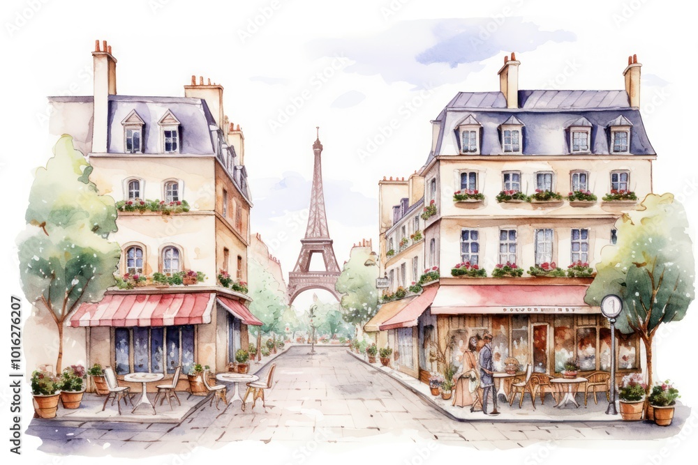 Fototapeta premium Architecture building street city.