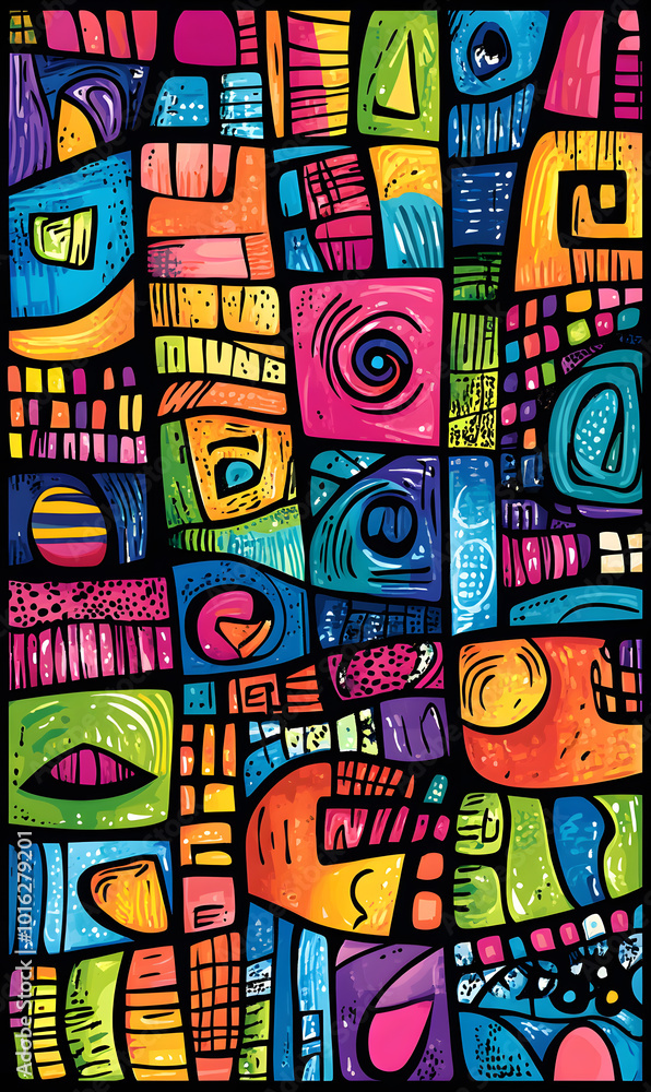 Hand-drawn 2D Doodle Tile and Carpet Patterns with White Borders – Geometric, Floral, and Abstract Designs Hand-drawn 2D Doodle Tile and Carpet Patterns with White Borders – Geometric, Floral, and Abstract Designs