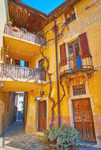 The vintage house, Piazza Montaa, Carona, Ticino, Switzerland photo