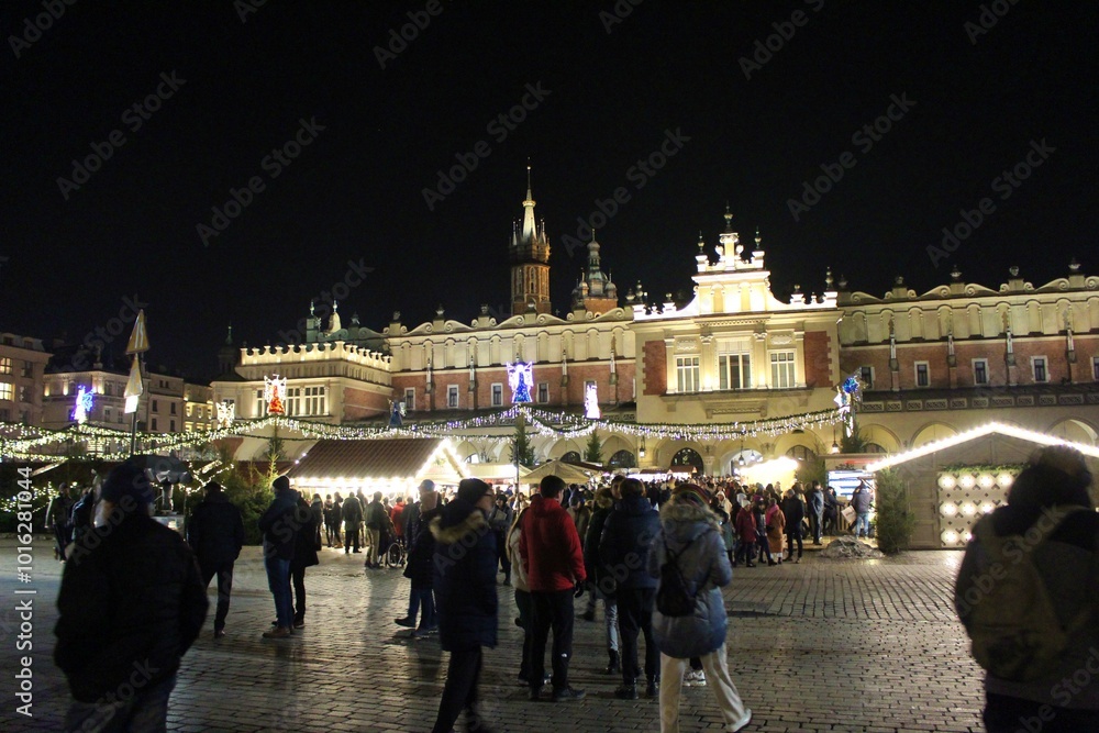 Obraz premium Krakowski Rynek - Jarmark