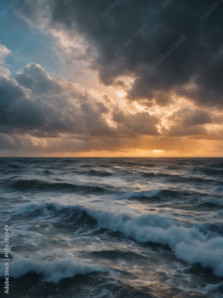 An intense sky with swirling clouds in shades of gray and blue, as strong winds push the clouds across the horizon, creating dramatic shapes
An intense sky with swirling clouds in shades of gray and blue, as strong winds push the clouds across the horizon, creating dramatic shapes
