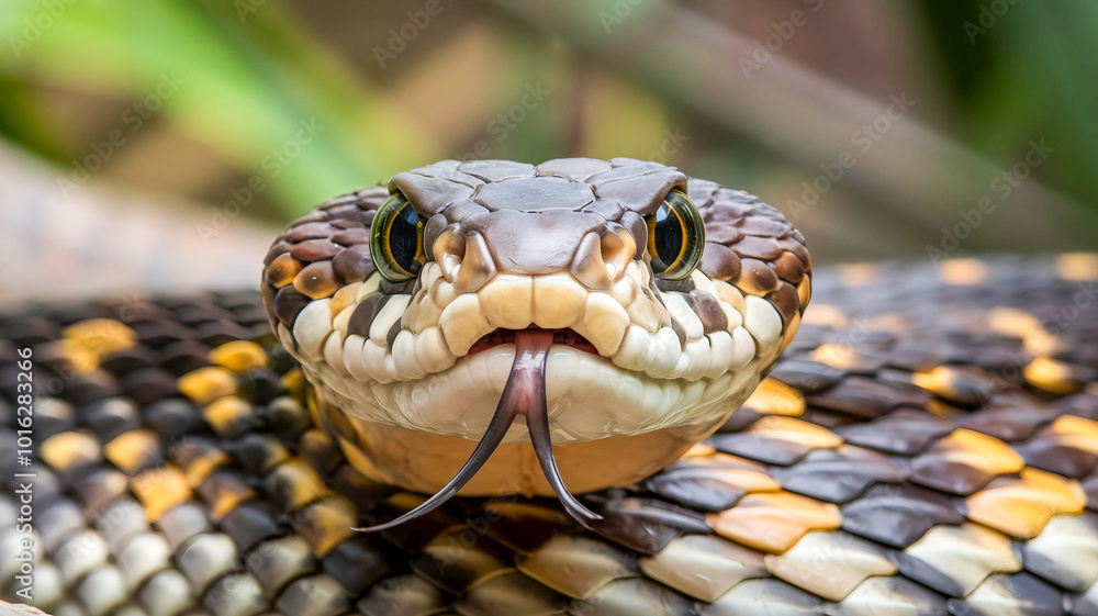 close up of a snake close up of a snake
