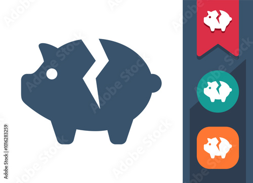 Piggy Bank, Piggybank, Savings Icon