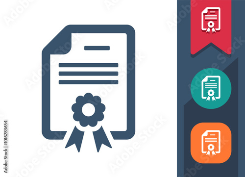 Patent, Diploma, Degree Icon