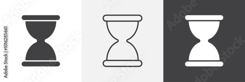 Hourglass icon. for web ui designs