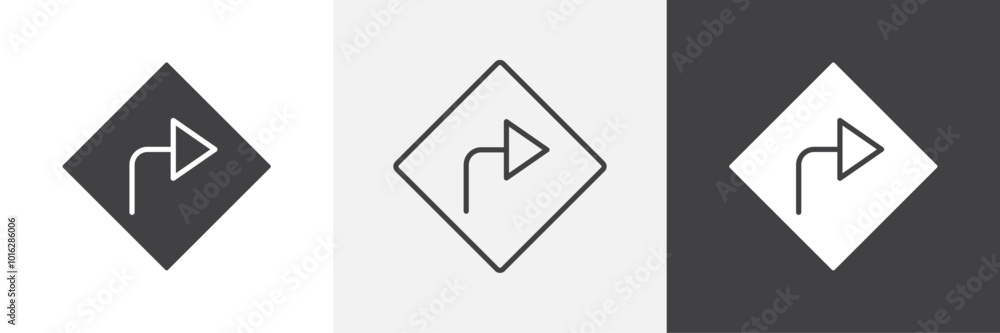 Directions icon. for web ui designs Directions icon. for web ui designs