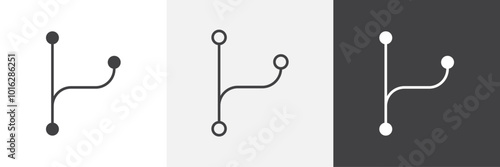 Code branch icon. for web ui designs