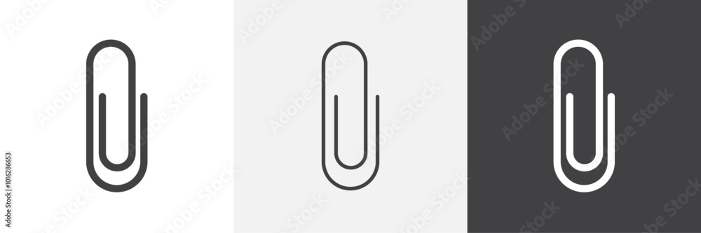 Paperclip icon. for web ui designs Paperclip icon. for web ui designs