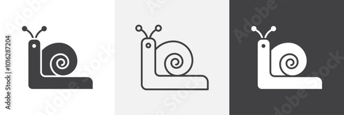 Snail icon. for web ui designs