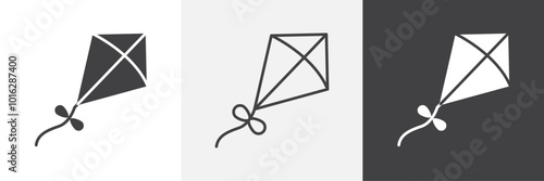 Kite icon. for web ui designs